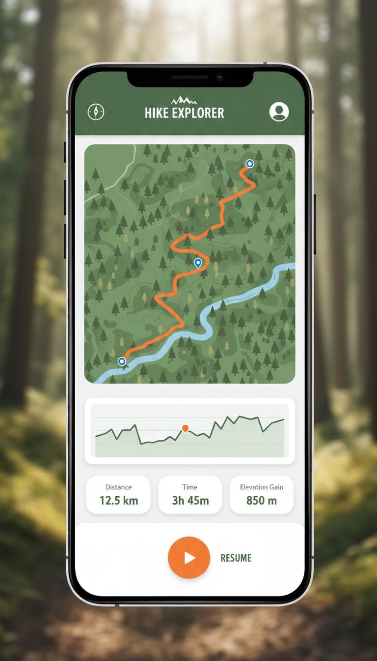 Tampilan aplikasi Jejak